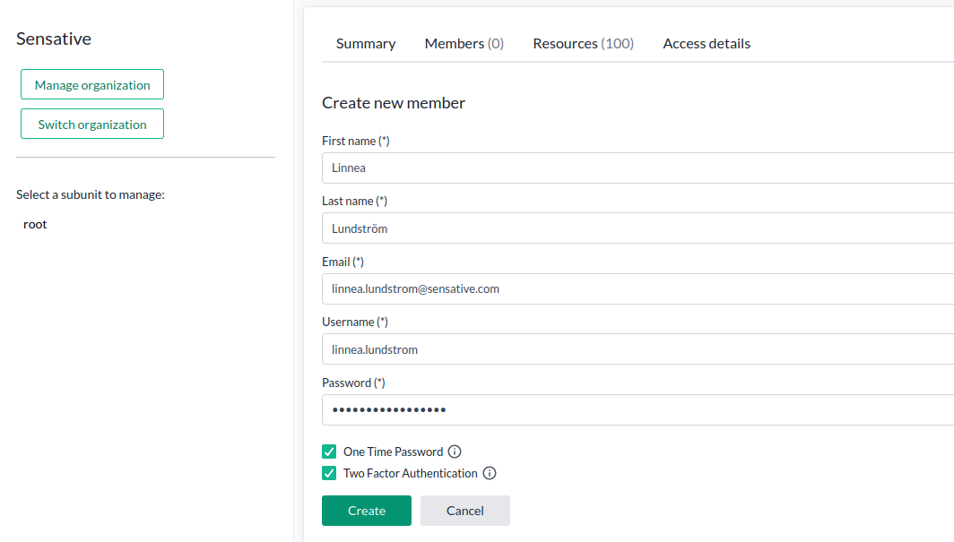 organization manager add member