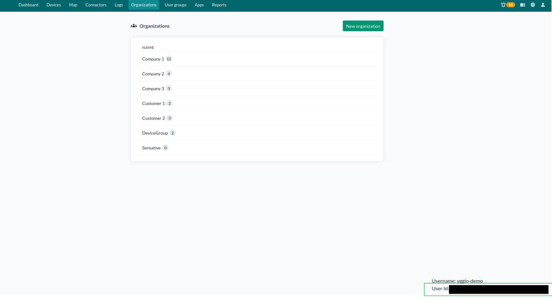 Create an Organization